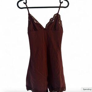 NWT SKIMS Fits Everybody Lace Triangle Onsie Medium